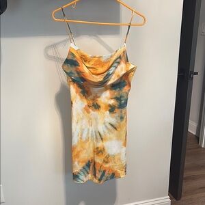Tie-Dye Mini Dress